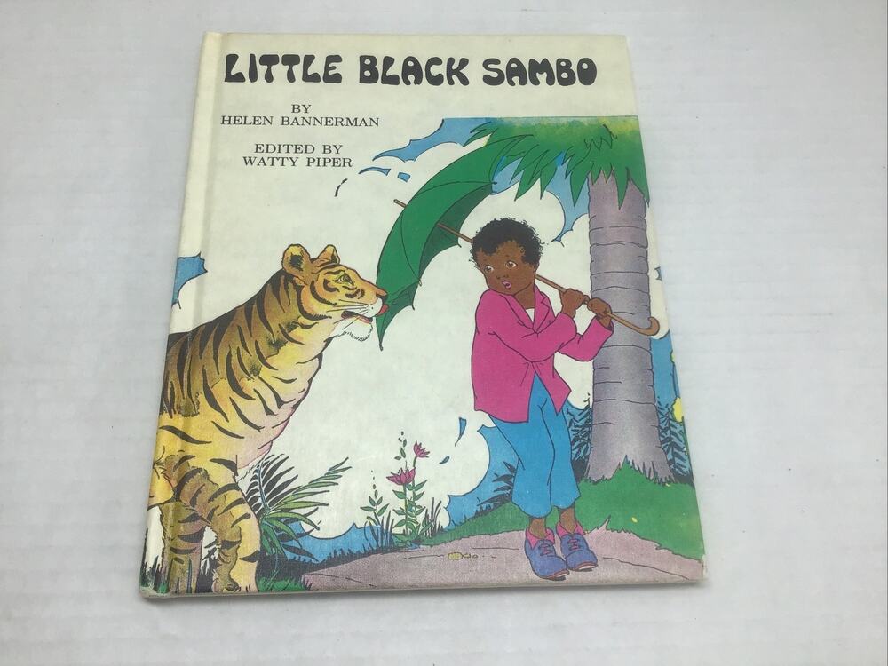 Vintage Little Black Sambo Hardcover Book Helen Bannerman Watty Piper Platt Munk